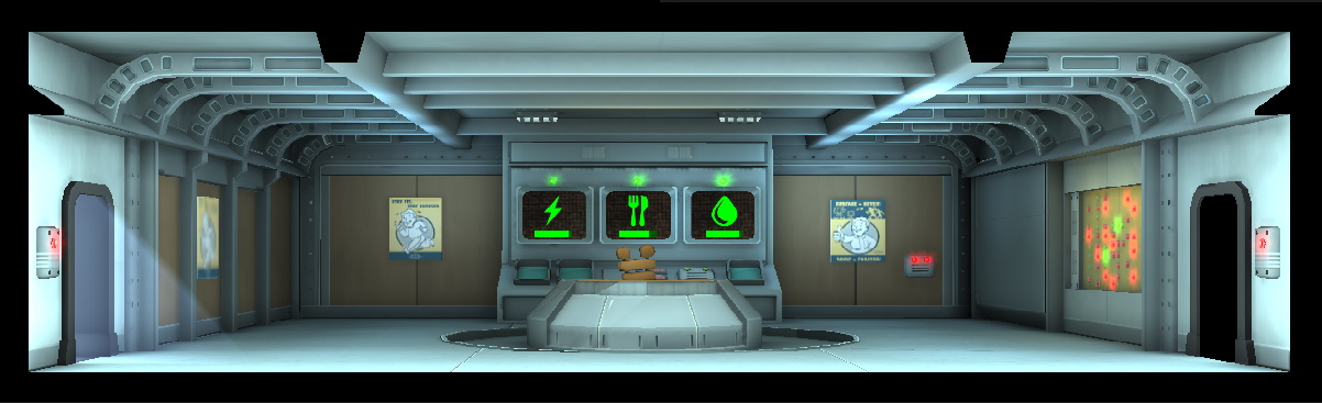 fallout shelter 3 rooms